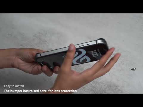 Natural titanium Fiber Bumper for iPhone 15 Pro/15 Pro Max (Bumper, not a Case)