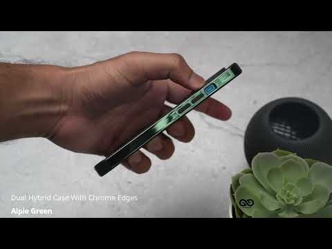 Alpine Green Dual Hybrid Case With Chrome Edges