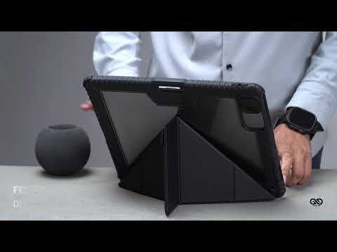 Black Bumper leather Case with transparent back and camera shutter