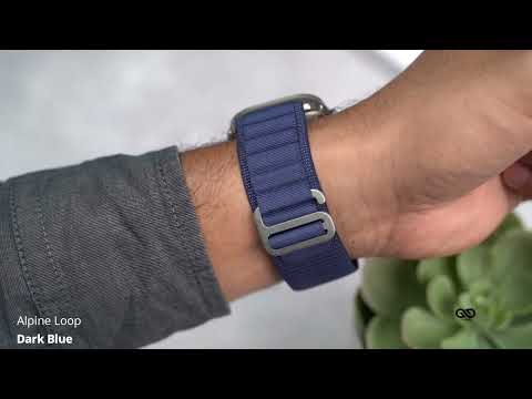 Dark Blue Alpine Loop For iWatch 49MM For Series Ultra