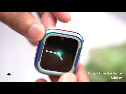 Rainbow Rugged Protective Bumper for Apple Watch 38/40/41/42/44/45mm