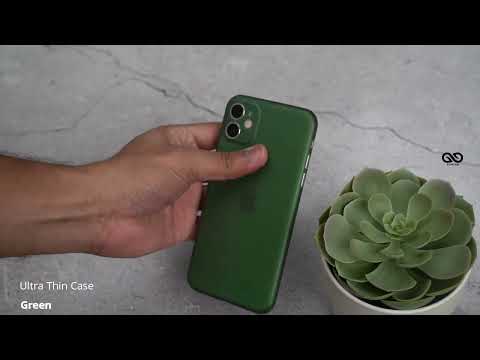 Green Ultra Thin Case For iPhone