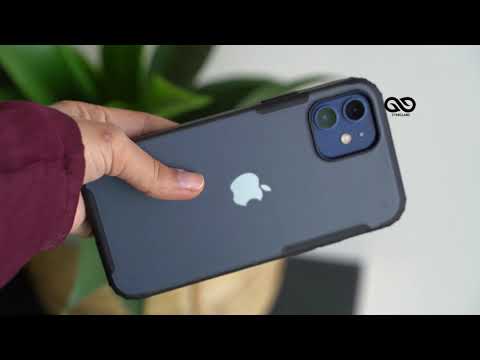 Black Slim Armor Matte Case For iPhone 12 and 12 Mini