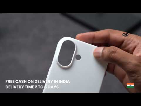 White Ultra Thin Case For iPhone 17 (Without Camera Cutout)
