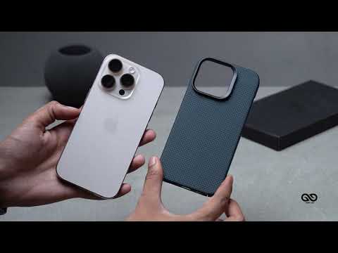 Magsafe Polar Blue Real Aramid Carbon Fiber Case For iPhone 16 Pro