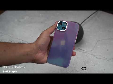 Pink Purple Rainbow Hard Case