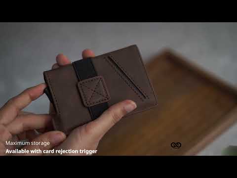 Slim Pop up card and cash strap