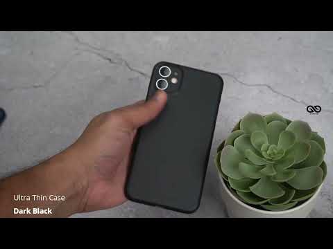 Dark Black Ultra Thin Case For iPhone