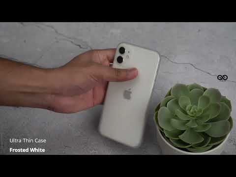 Frosted White Ultra Thin Case For iPhone