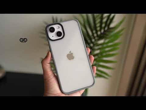 Grey Drop Proof Transparent Sleek Case For iPhone 13 and 13 mini