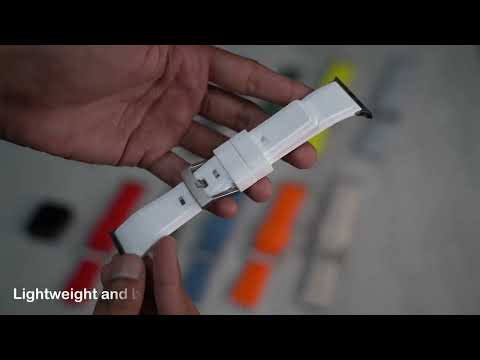 Waterproof Silicone Sports Band with Buckle