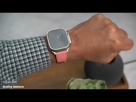 Vegan Leather Strap for Apple Watch 49mm Series Ultra