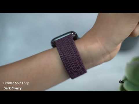 Dark Cherry Braided Solo Loop