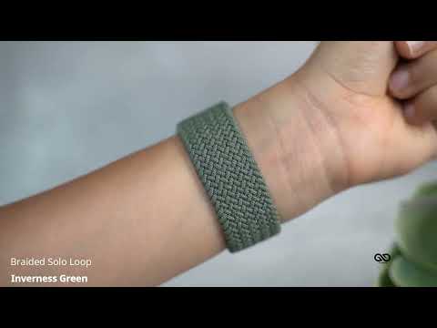 Inverness Green Braided Solo Loop