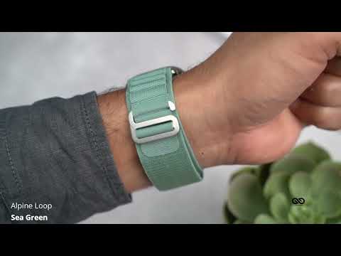 Sea Green Alpine Loop For iWatch 49MM For Series Ultra