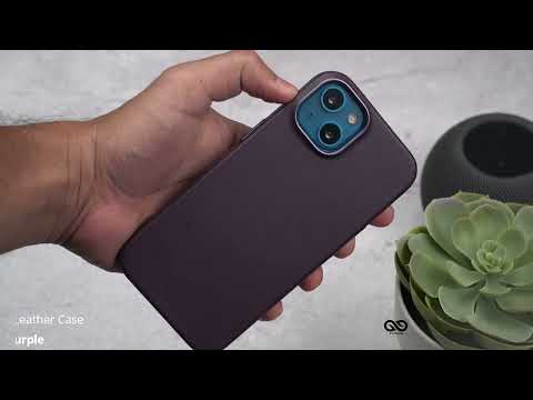 Deep Purple MagSafe Vegan Leather Case