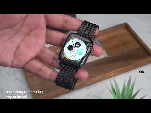 Magnetic closure stainless steel loop for Apple Watch 42/44/45MM