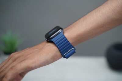 Magnetic leather Loop for Apple Watch 42MM 41MM 40MM Series 4 5 6 7 8 9 10 11 SE SE 2 Gen