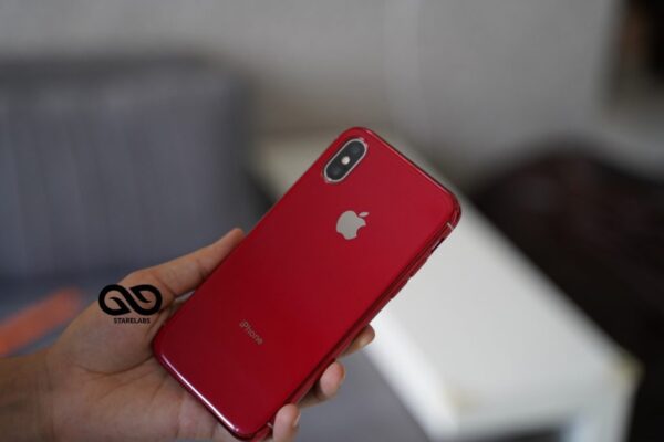Soft Tpu Glass Finish case for iPhone X /XS