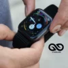 Pitch Black Loop for Apple Watch 42MM 41MM 40MM Series 4 5 6 7 8 9 10 11 SE SE 2 Gen