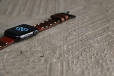 Handcrafted Leather Strap for Apple Watch 44MM 45MM 46MM Series 4 5 6 7 8 9 10 SE SE 2 Gen