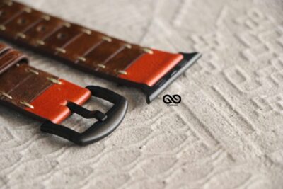 Handcrafted Leather Strap for Apple Watch 44MM 45MM 46MM Series 4 5 6 7 8 9 10 SE SE 2 Gen