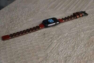 Handcrafted Leather Strap for Apple Watch 44MM 45MM 46MM Series 4 5 6 7 8 9 10 SE SE 2 Gen