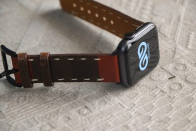 Handcrafted Leather Strap for Apple Watch 44MM 45MM 46MM Series 4 5 6 7 8 9 10 SE SE 2 Gen