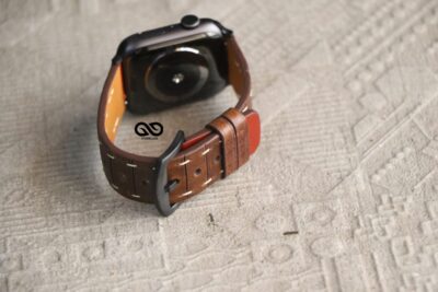 Handcrafted Leather Strap for Apple Watch 44MM 45MM 46MM Series 4 5 6 7 8 9 10 SE SE 2 Gen