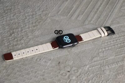 Handcrafted Leather Strap for Apple Watch 44MM 45MM 46MM Series 4 5 6 7 8 9 10 SE SE 2 Gen