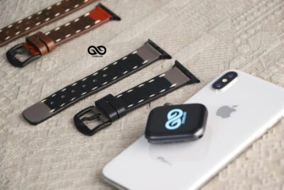 Handcrafted Leather Strap for Apple Watch 44MM 45MM 46MM Series 4 5 6 7 8 9 10 SE SE 2 Gen