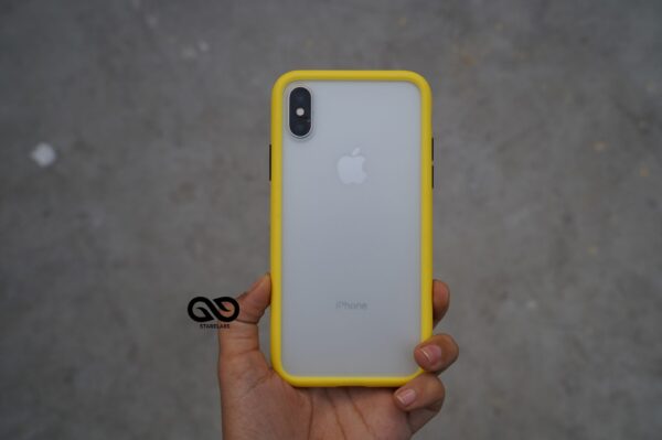 Flax Yellow with frosted Back Matte Case for iPhone X/Xs/Xr/Xs Max