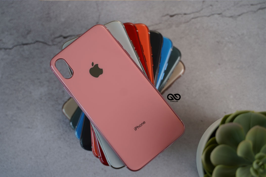 Glass Finish Soft Case For iPhone XS Max