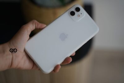 Frosted White Ultra Thin Slim Case for iPhone 11 (Phone Not Included)
