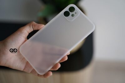 Frosted White Ultra Thin Slim Case for iPhone 11 (Phone Not Included)