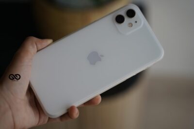 Frosted White Ultra Thin Slim Case for iPhone 11 (Phone Not Included)