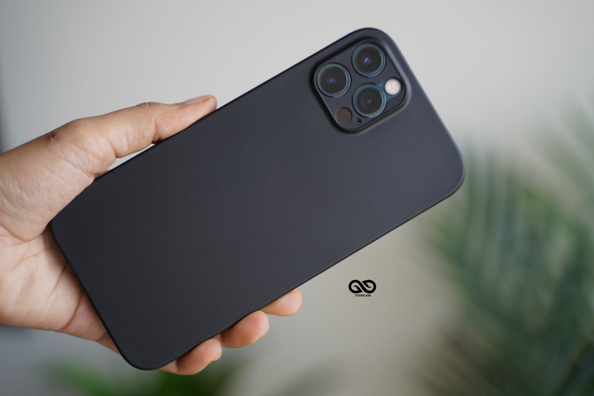 Dark Black Ultra Thin Slim Case for iPhone 12 Pro Max 4 Dark Black Ultra Thin Slim Case for iPhone 12 Pro Max - Image 4