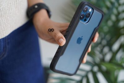 Black Tactical Defense case for iPhone 12 Pro