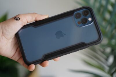 Black Tactical Defense case for iPhone 12 Pro