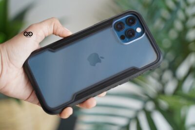 Black Tactical Defense case for iPhone 12 Pro