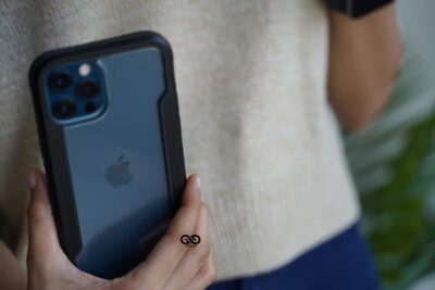 Black Tactical Defense case for iPhone 12 Pro