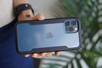 Black Tactical Defense case for iPhone 12 Pro