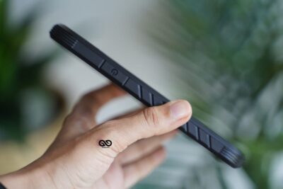 Black Tactical Defense case for iPhone 12 Pro