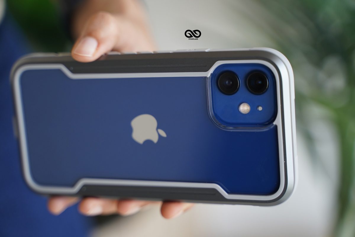 Black Grey Tactical Defense case for iphone 12