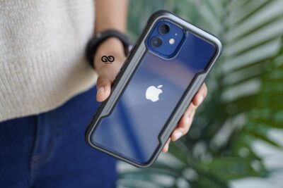 Black Grey Tactical Defense case for iphone 12