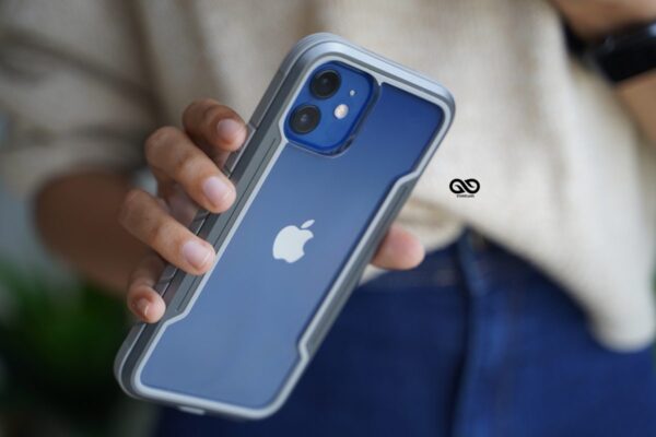 Grey Tactical Defense case for iphone 12
