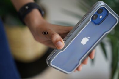 Grey Tactical Defense case for iphone 12