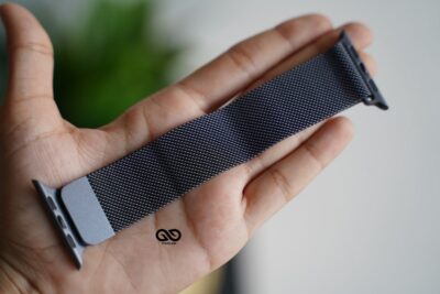 Personalized Magnetic metal loop strap for Apple Watch 42MM 41MM 40MM Series 4 5 6 7 8 9 10 11 SE SE 2 Gen
