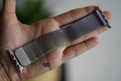 Personalized Magnetic metal loop strap for Apple Watch 42MM 41MM 40MM Series 4 5 6 7 8 9 10 11 SE SE 2 Gen