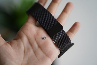 Personalized Magnetic metal loop strap for Apple Watch 42MM 41MM 40MM Series 4 5 6 7 8 9 10 11 SE SE 2 Gen
